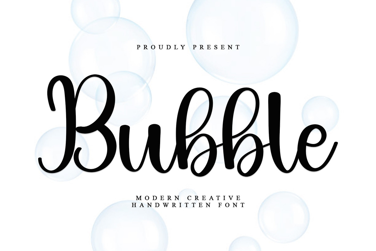 Bubble, a Handwritten Font by InermediaSTUDIO (Photo 7 of 7)
