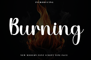 Burning, a Handwritten Font by InermediaSTUDIO (Thumbnail 1 of 8)