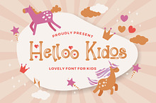 Helloo Kidos - Playful Display Font