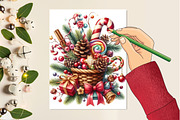 Sweet Christmas PNG, an Illustration by Designking (Thumbnail 2 of 4)