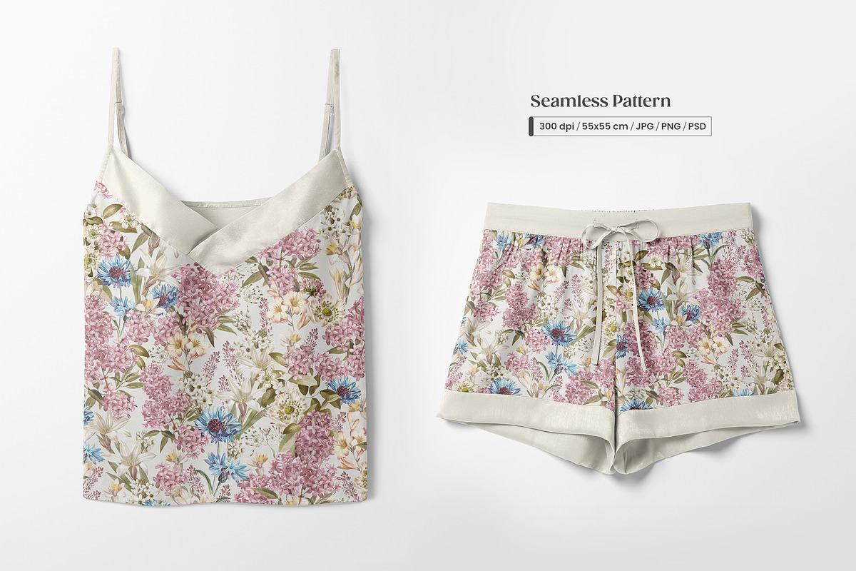 Tender Flora Botanical Pattern, a Pattern Graphic by Yello_illustration (Photo 10 of 14)