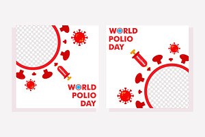 World Polio Day Social Media Post, a Templates & Theme by sekitarief