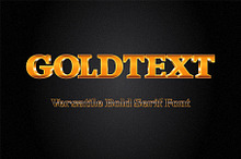 Goldtext - Versatile Bold Serif