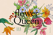 Flower Queen. Botanical vintage, an Object Illustration by Colden Blue (Thumbnail 1 of 14)