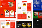 Saigon Grill UI Kit, an UI Kit Template by Bichin (Thumbnail 1 of 2)