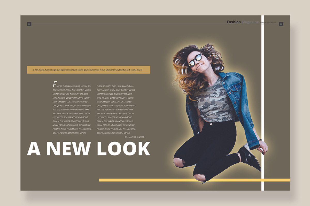 Magazine Template 04, a Magazine Template by pmvch (Photo 3 of 12)