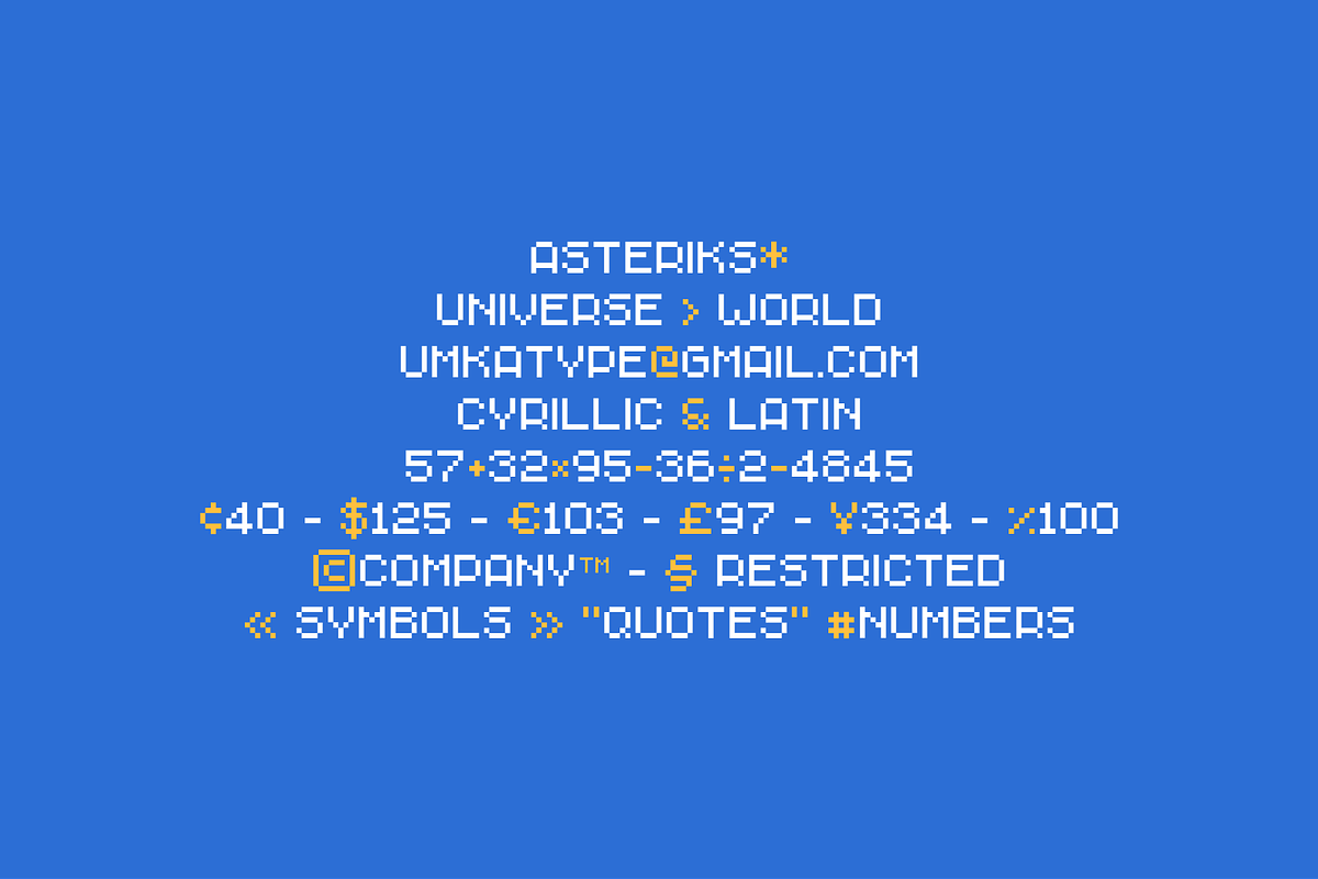Monopix Pixel Game Font, a Sans Serif Font by alpercakici (Photo 8 of 12)