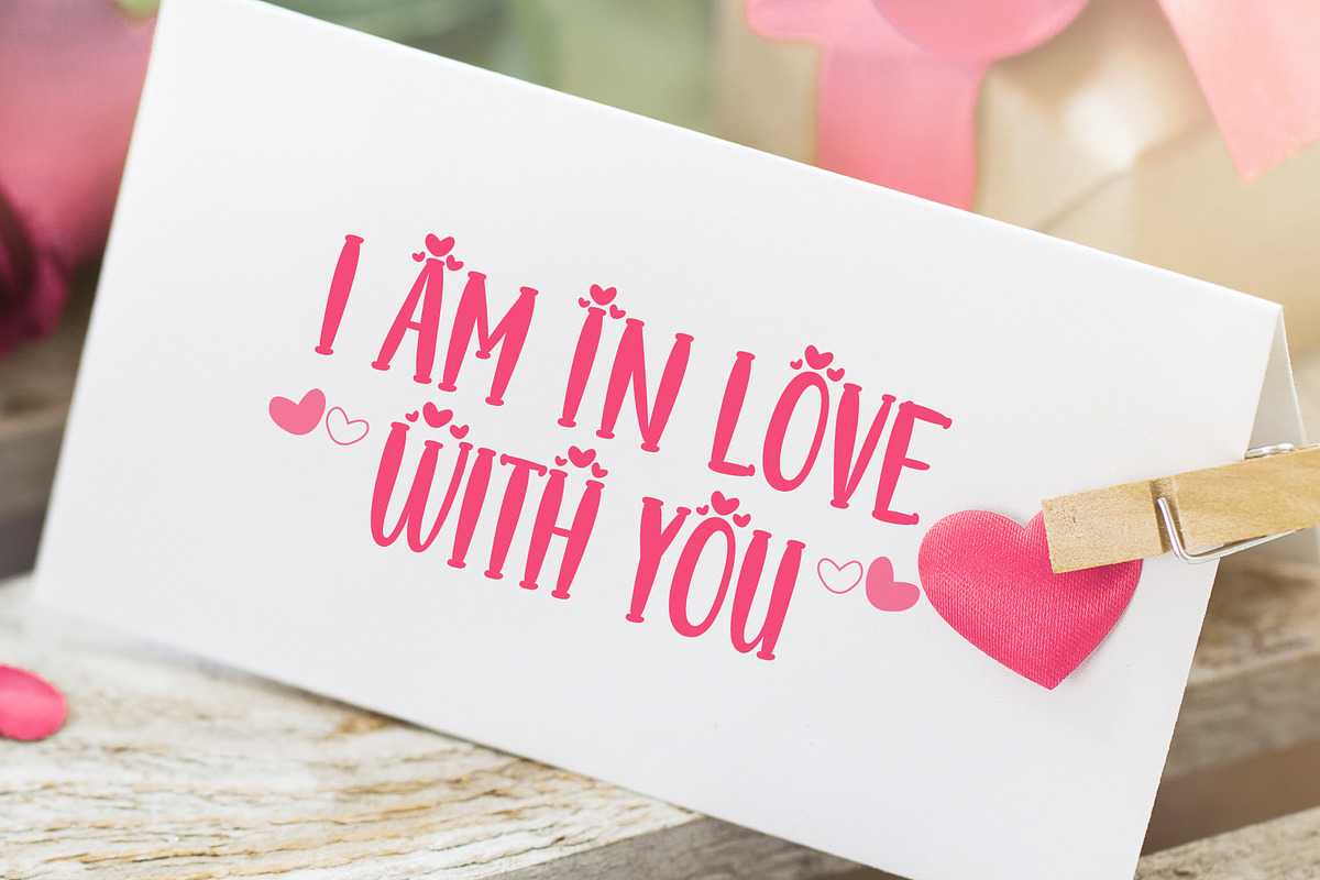 Minnie Heart Font, a Handwritten Font by KengGraphic (Photo 4 of 9)