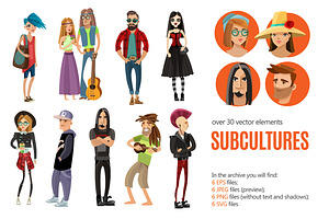 Subcultures Set