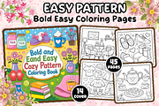 Bold Easy Pattern Coloring Book, a Pattern Graphic by Ink Gallery (Thumbnail 1 of 4)