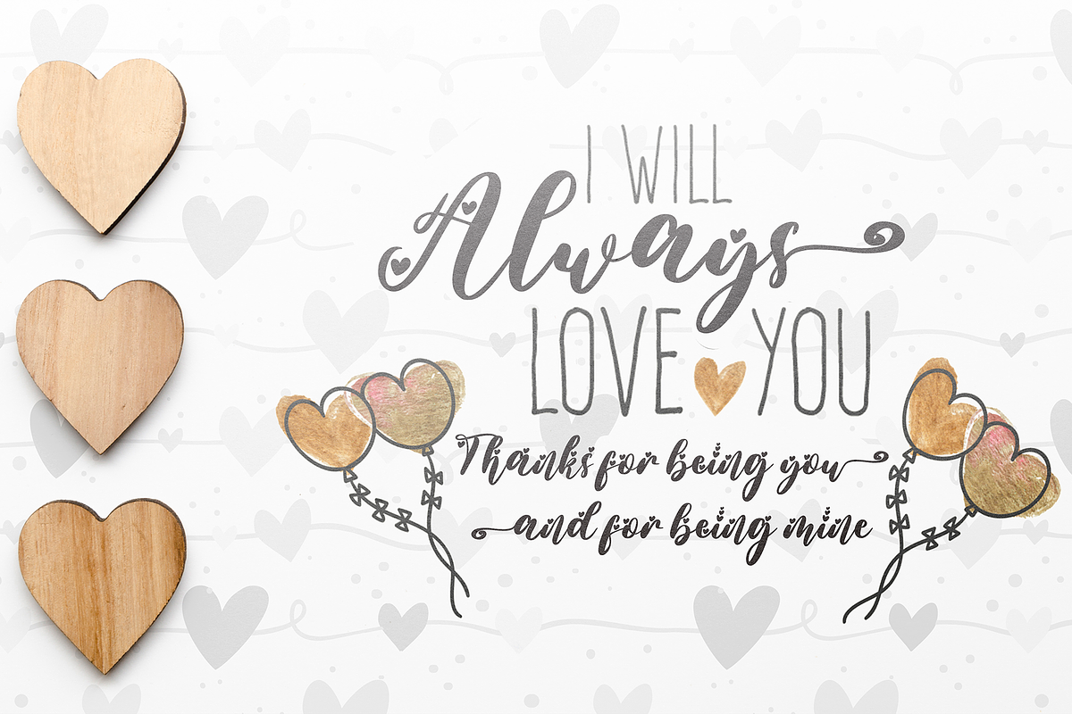 Valentine Wonder, a Script Font by Aldedesign (Photo 3 of 12)