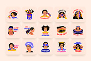 Animated Beauty Stickers Art Set, an Emoji Icon by Brickclay (Thumbnail 3 of 5)