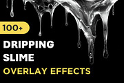 100+ Dripping Slime Overlay Effects, an Object Graphic by Mikel Blazgad (Thumbnail 1 of 10)