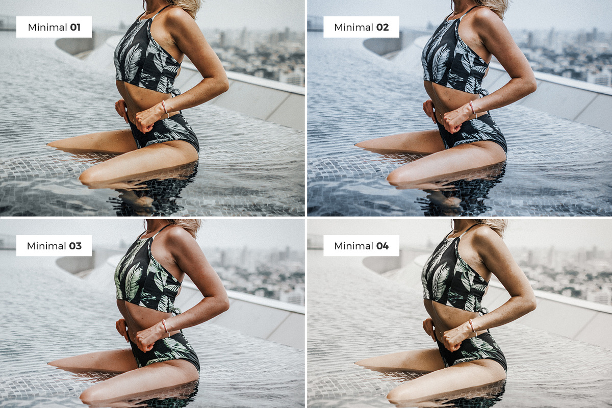 4 Lightroom Presets MINIMAL, an Action Add-On by Graace Studio (Photo 4 of 8)