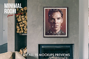 Minimal Room - Frames Mockups, a Print Template by Frisk Shop (Thumbnail 7 of 7)