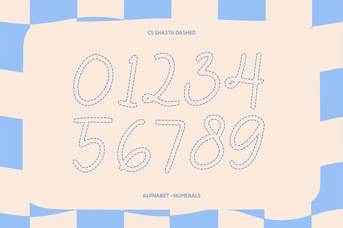 CS Shasta Dashed, a Script Font by Craft Supply Co. (Photo 5 of 8)