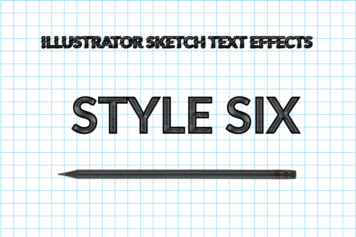 Illustrator Sketch Text Effects, a Layer Style Add-On by Carlos Fernando (Photo 11 of 15)