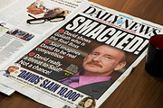 Editable Tabloid Newspaper Cover, a Flyer Template by Newspaper Templates (Thumbnail 1 of 9)