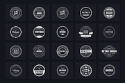 100 Retro Badges Vol. 2, a Branding & Logo Template by Amito Vectors (Thumbnail 5 of 6)