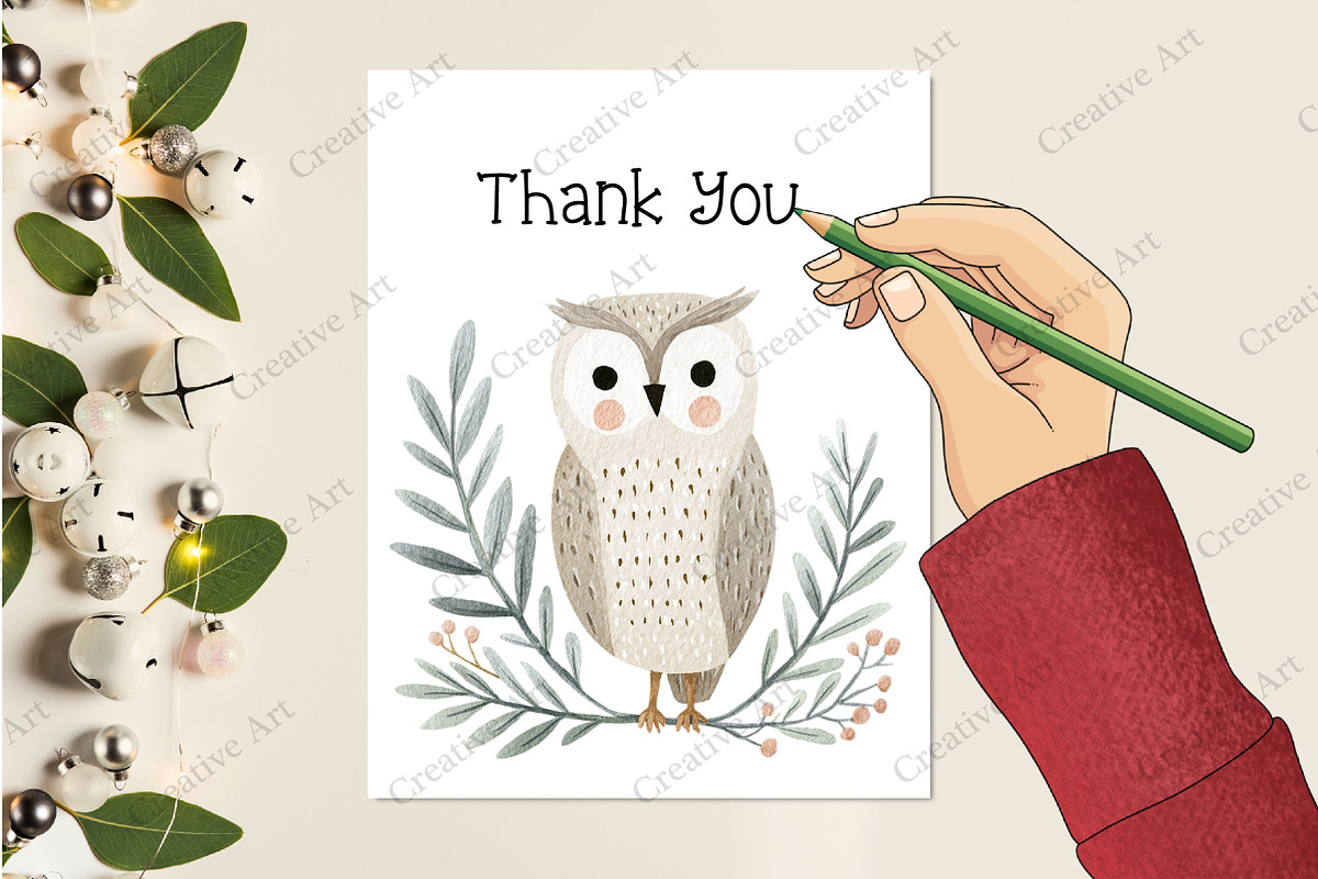 Boho Animal Portraits Watercolor Png, an Illustration by Creative Art (Photo 9 of 10)