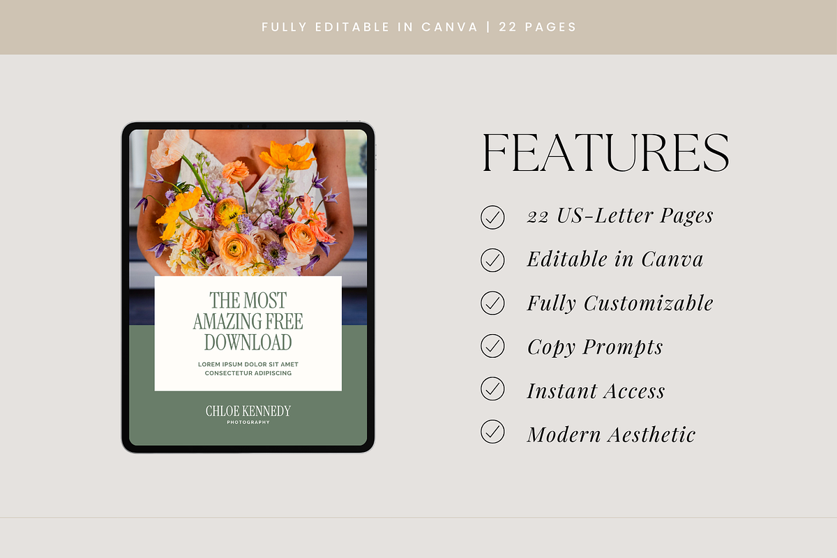 Lead Magnet Template | Canva, a Marketing Template by Rosetta Lane Design (Photo 5 of 8)