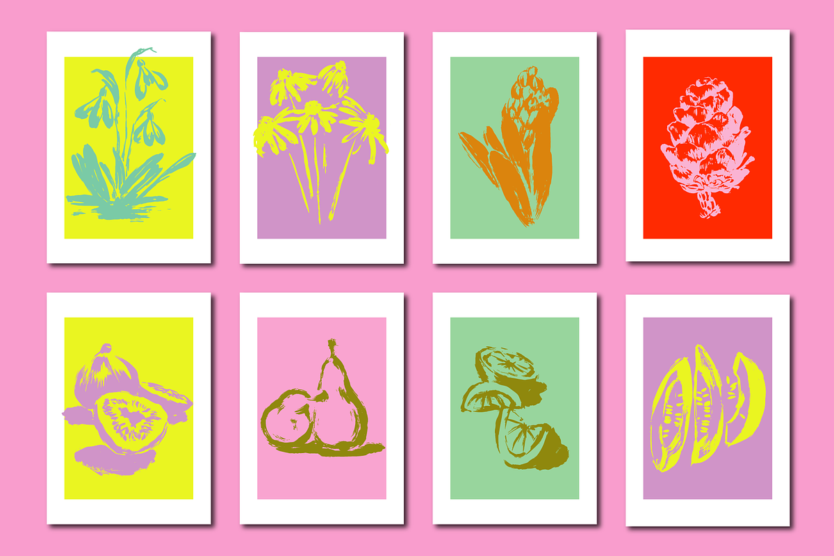 MODERN ART PRINT BUNDLE (50 designs), a Decorative Illustration by Bonfloret Studio (Photo 3 of 15)