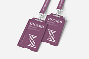 Corporate ID Card Mockup, an Advertising Mockup by Indah (Thumbnail 2 of 6)