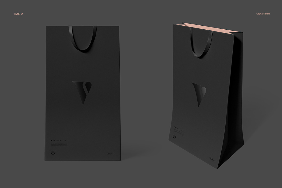 Gift Boxes and Bags Mockup Set, a Packaging Mockup by creatsy2 (Photo 19 of 25)