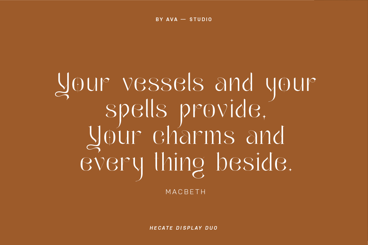 Hecate Font DUO — Halloween Edition, a Serif Font by BY AVA — studio (Photo 7 of 8)