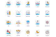 96 Tourism & Travel Icons, an Icon by Flat Icons (Thumbnail 4 of 6)