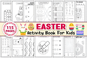 Full Easter Activity Pages for Kids, a Seasonal Illustration by Ink Gallery (Thumbnail 1 of 3)