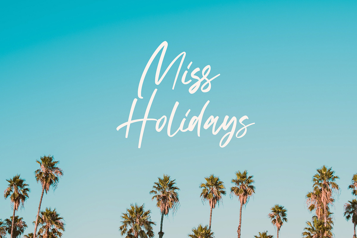 Sunday Gang - Handwritten Font preview 5