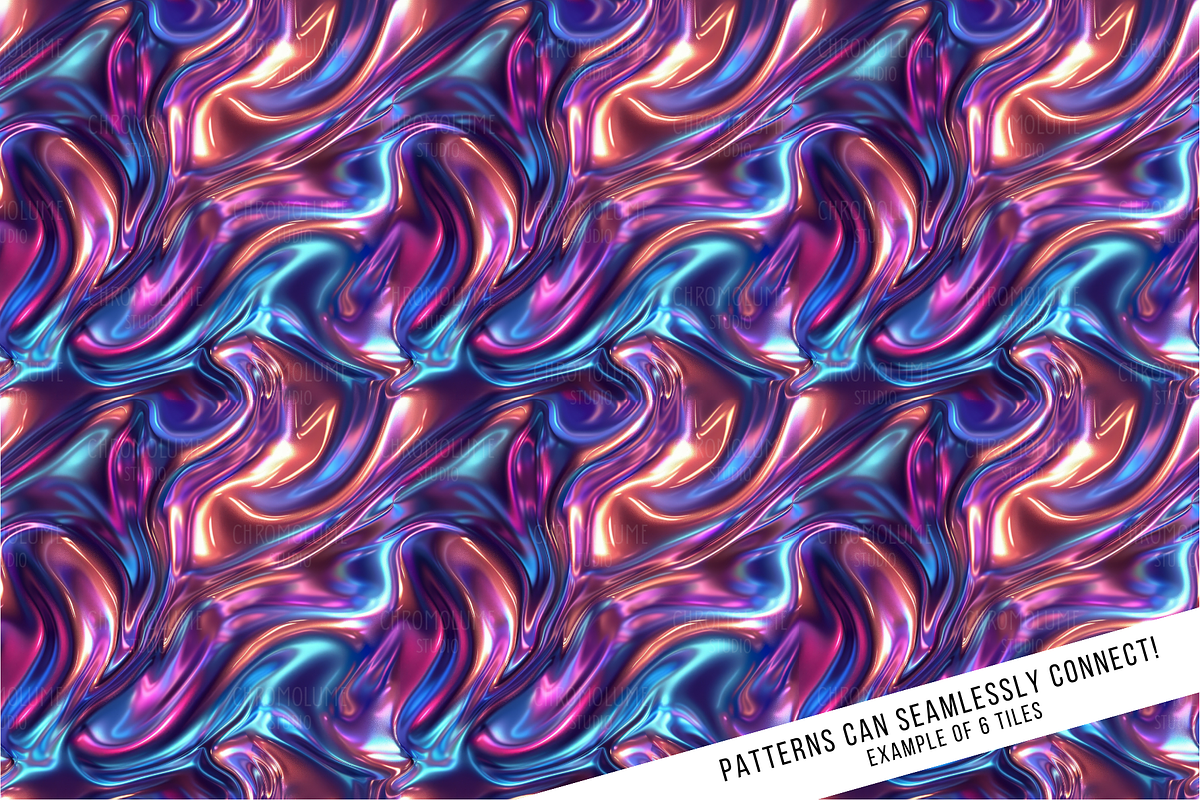 Holographic Foil Digital Paper, a Pattern Graphic by Chromolume Studio (Photo 23 of 28)