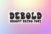 Debold - Bubbly Retro Font, a Handwritten Font by Letterayu Studio (Thumbnail 1 of 6)