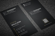 Vertical Business Card, a Business Card Template by Divergent Studio (Thumbnail 2 of 3)