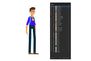 Backpack Guy, a Person Illustration by 3OBAZ Store (Thumbnail 3 of 3)