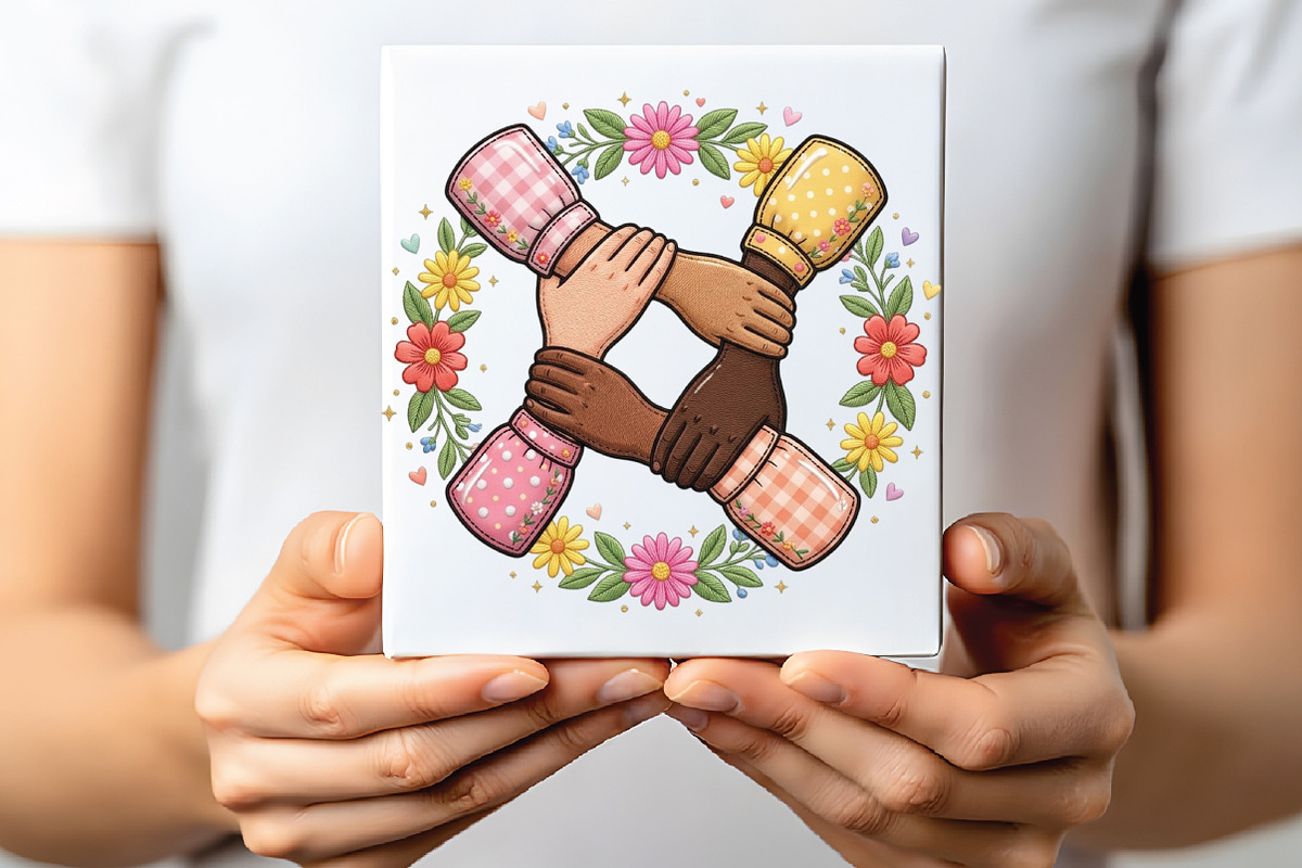 Boho Floral Mom Mother's Day Gift PN, an Illustration by CraftArtStudio (Photo 2 of 4)