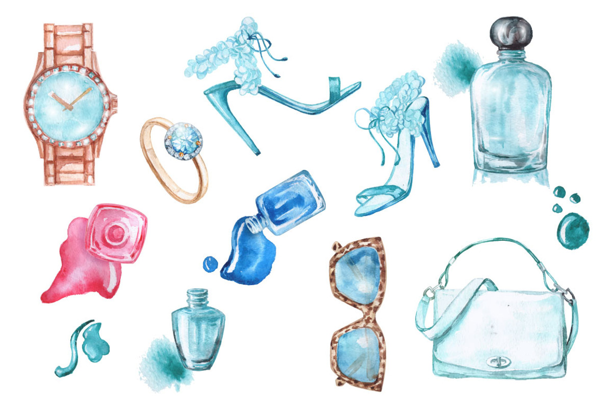 Watercolor fashion illustration., an Object Graphic by Gulnara Khadeeva (Photo 2 of 4)