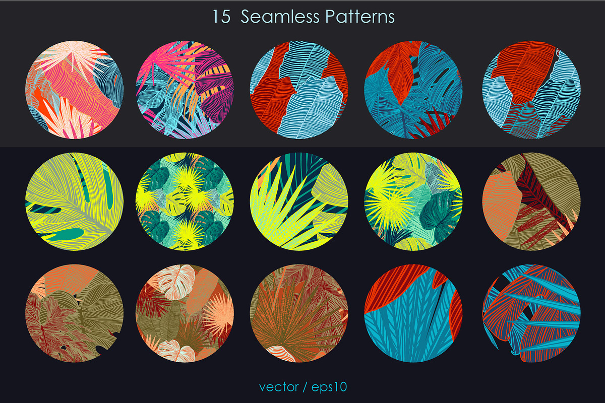 Wild Tropical Patterns, a Pattern Graphic by ANAKOTO (Photo 7 of 14)
