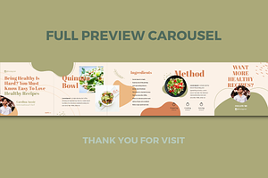 Healthy Recipes Keynote Carousel