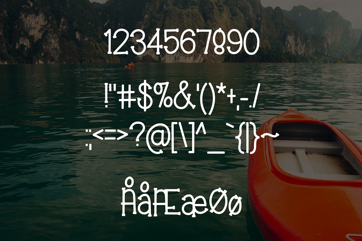 Kayak Adventures, a Serif Font by Kitaleigh (Photo 3 of 3)