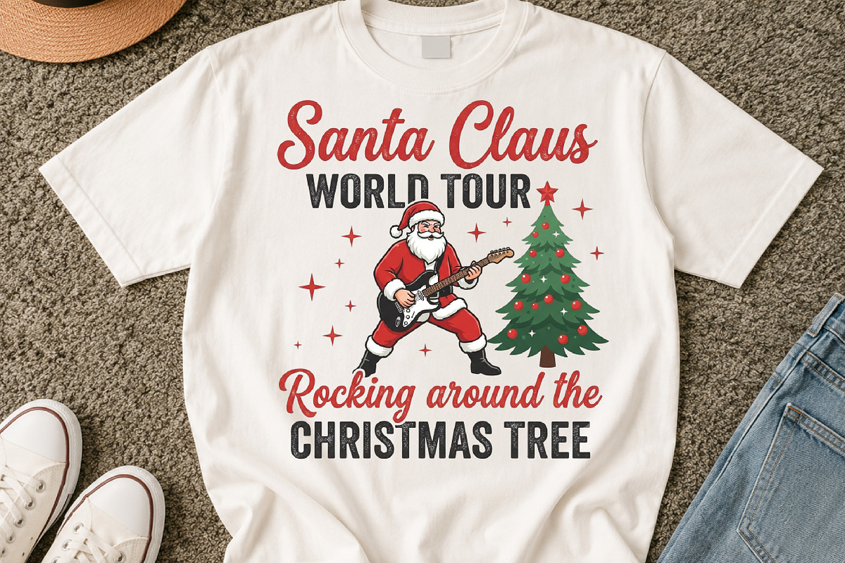 Retro Santa Claus design Png, a Seasonal Illustration by DreamCafeArt (Photo 4 of 7)