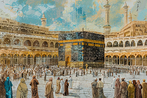 Worshippers gather to perform religi, a Photo by Tanuart