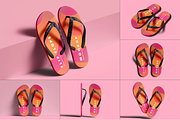 Flip Flops Mock-up, a Household Mockup by BLISS DESIGN (Thumbnail 1 of 4)