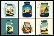 Flower inside jar Coloring Pages, an Object Illustration by protabsorkar11 (Thumbnail 7 of 7)