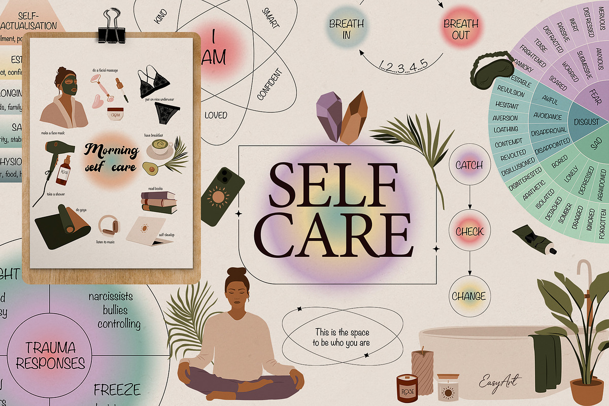 Self-Care collection, a Healthcare Illustration by EasyArt (Photo 1 of 11)