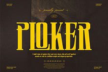 Ploker || Modern Retro Condensed Ser