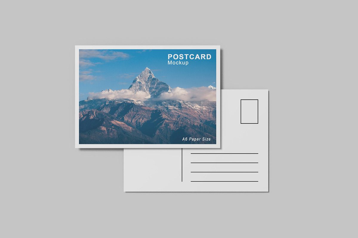 Postcard Mockup, a Print Template by Amigos__46 (Photo 3 of 18)