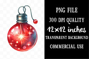 Watercolor Christmas Lights Clipart, an Illustration by Designking (Thumbnail 4 of 5)