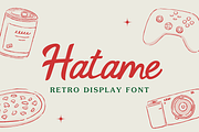 Hatame | Handwritten Font, a Handwritten Font by filosovis (Thumbnail 1 of 5)